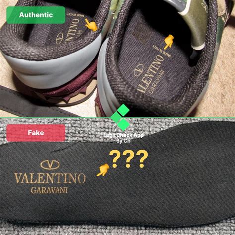 real valentino shoes vs fake|valentino rockrunner shoes real.